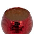 FEERIC LIGHTS & CHRISTMAS - Bougeoir Photophore Boule disco en Verre - vignette