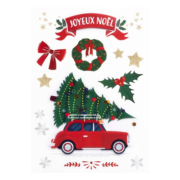 FEERIC LIGHTS & CHRISTMAS - Stickers POP Revisité 29 x 40 cm - large