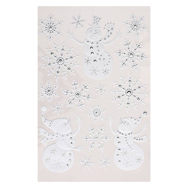 FEERIC LIGHTS & CHRISTMAS - Sticker strass flocon 29X41 - large