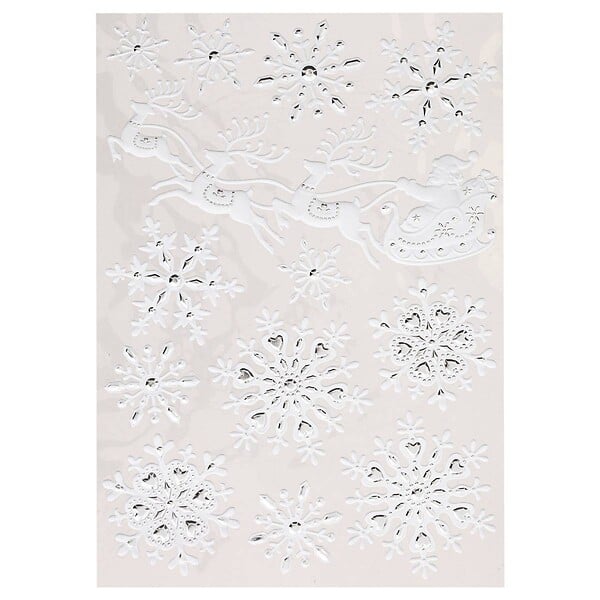 FEERIC LIGHTS & CHRISTMAS - Sticker strass flocon 29X41 - large