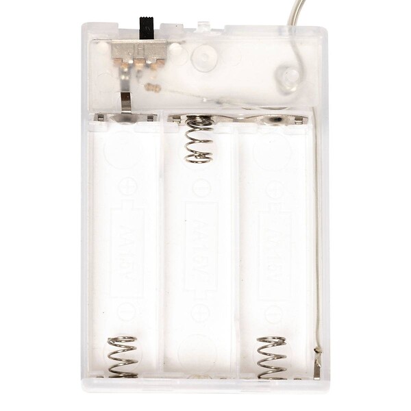 FEERIC LIGHTS & CHRISTMAS - Accessoire village barrière lumineuse 44 LED rouge et blanc - large