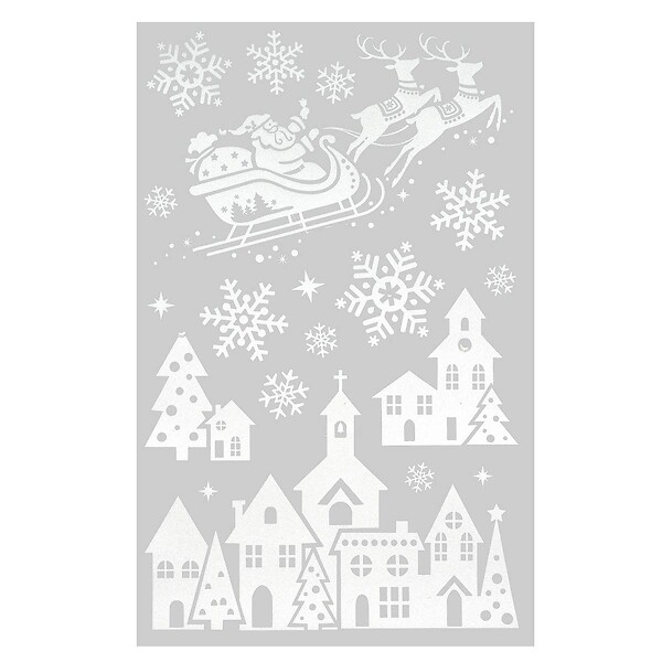 FEERIC LIGHTS & CHRISTMAS - Stickers Paillettes Strass 50 X 32 cm - large