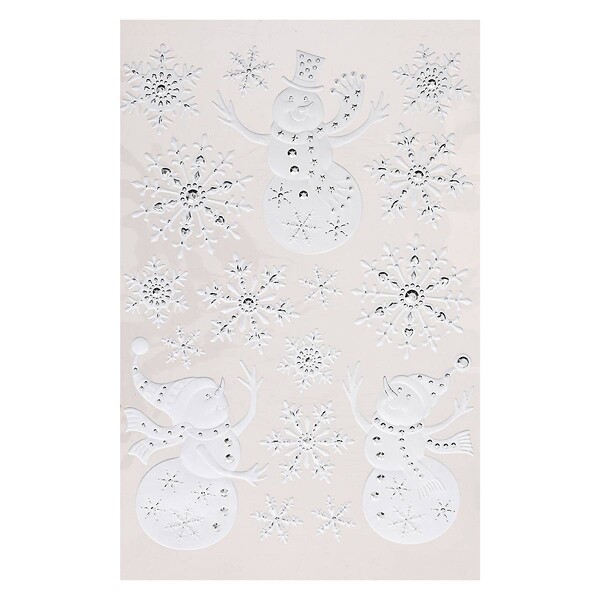 FEERIC LIGHTS & CHRISTMAS - Sticker strass flocon 29X41 - large