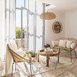 ATMOSPHERA - Table d'appoint "Gypsy" manguier D51cm - vignette