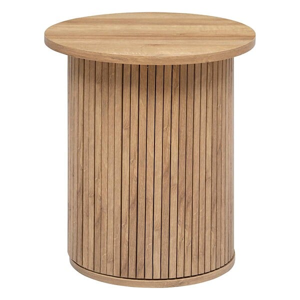 ATMOSPHERA - Table à café "Colva" en placage effet bois D45cm - large