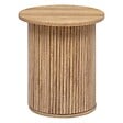 ATMOSPHERA - Table à café "Colva" en placage effet bois D45cm - vignette