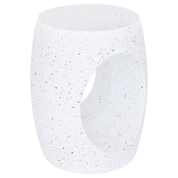 ATMOSPHERA - Table d'appoint Narlon 38x38x47cm blanc - large