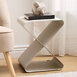 ATMOSPHERA - Table d'appoint Elder beige 35,5x30x45,5cm - vignette