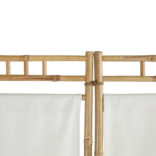 ATMOSPHERA - Paravent "Kalel" bambou blanc 170x135,5x3cm - large
