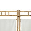 ATMOSPHERA - Paravent "Kalel" bambou blanc 170x135,5x3cm - vignette