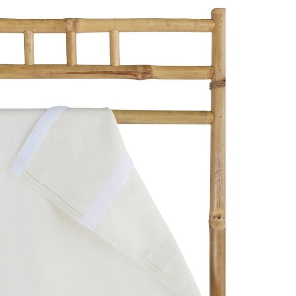 ATMOSPHERA - Paravent "Kalel" bambou blanc 170x135,5x3cm - large