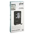 5 FIVE SIMPLY SMART - Armoire penderie modulable tissu noir - vignette