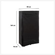 5 FIVE SIMPLY SMART - Armoire penderie modulable tissu noir - vignette