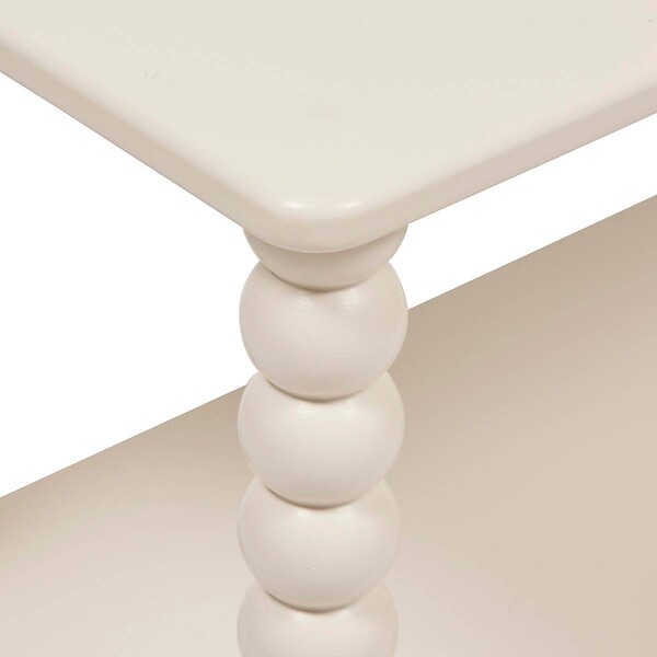 ATMOSPHERA - Etagère 3 niveaux Chamlo ivoire 75x34cm - large