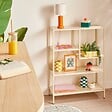 ATMOSPHERA - Étagère 4 niveaux Gota beige finition mate poudrée - vignette