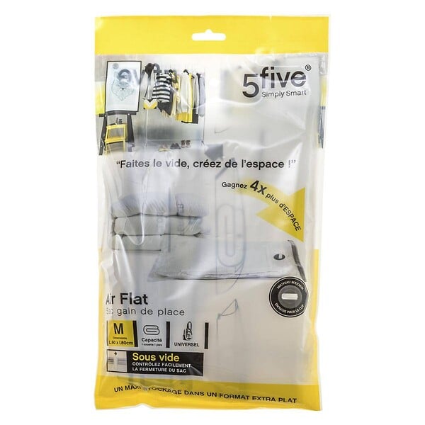 5 FIVE SIMPLY SMART - Sac compresseur 80x60cm "Air-Flat" - large