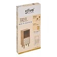 5 FIVE SIMPLY SMART - Etagère 2 cases 1 porte Mix'N'Match bois et motif rayé - vignette