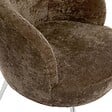 ATMOSPHERA - Fauteuil Tildae en Tissu Moccha L69xl63xH71 cm - vignette