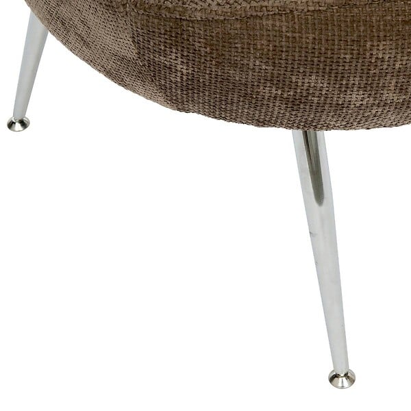 ATMOSPHERA - Fauteuil Tildae en Tissu Moccha L69xl63xH71 cm - large