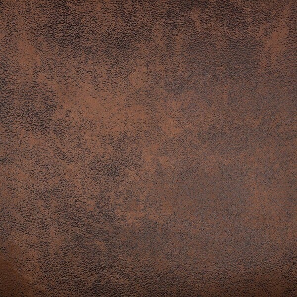 ATMOSPHERA - Fauteuil club "Stanis" effet cuir marron - large