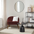 ATMOSPHERA - Fauteuil "Naova" velours rose terracotta - vignette