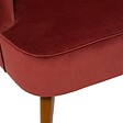 ATMOSPHERA - Fauteuil "Naova" velours rose terracotta - vignette