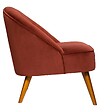 ATMOSPHERA - Fauteuil "Naova" velours rose terracotta - vignette