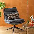 ATMOSPHERA - Fauteuil pivotant "Harper" gris - vignette