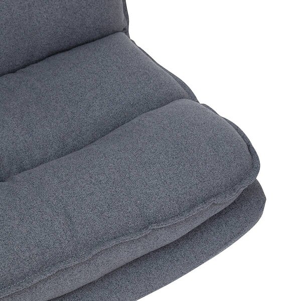 ATMOSPHERA - Fauteuil pivotant "Harper" gris - large