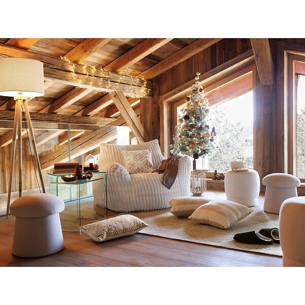 ATMOSPHERA - Fauteuil Muzi blanc - large