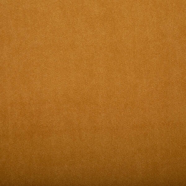 ATMOSPHERA - Fauteuil "Evan" en velours jaune ocre - large