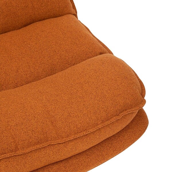 ATMOSPHERA - Fauteuil pivotant "Harper" ambre - large
