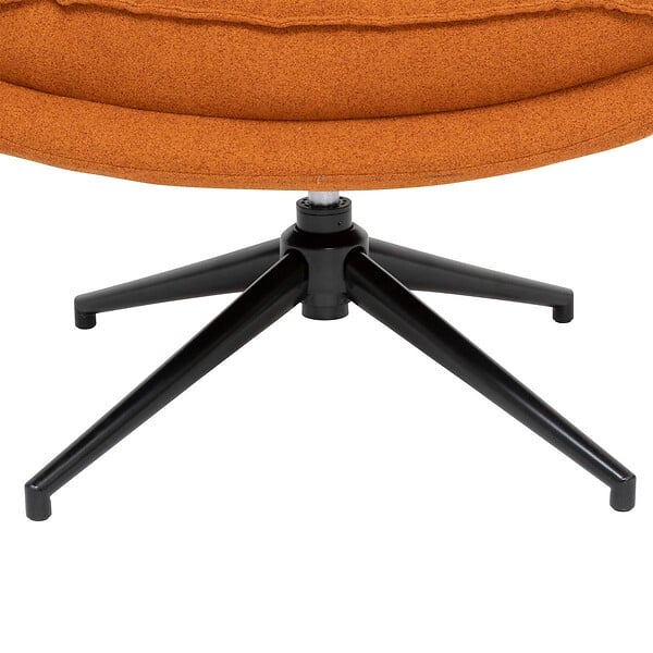 ATMOSPHERA - Fauteuil pivotant "Harper" ambre - large