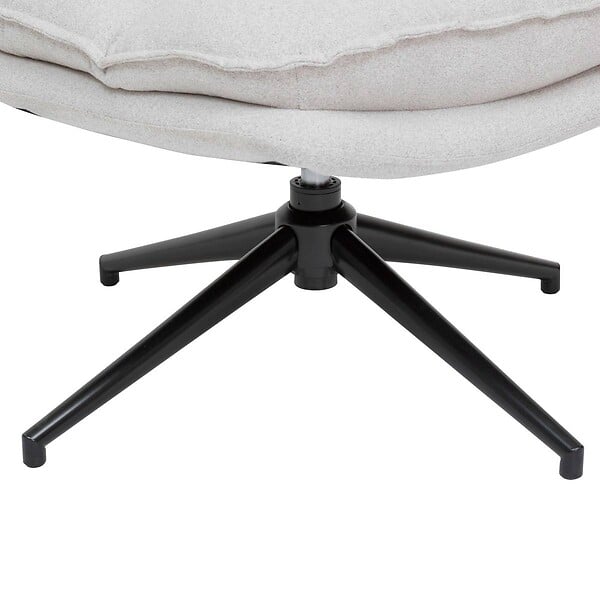 ATMOSPHERA - Fauteuil pivotant "Harper" lin - large