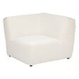 ATMOSPHERA - Module d'angle "Kiona" en bouclette 99x99cm blanc - vignette