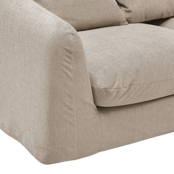 ATMOSPHERA - Canapé "Emile" 3 places beige - large