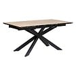 ATMOSPHERA - Table à manger extensible "Boot" beige 160x90x76cm - vignette