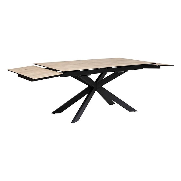 ATMOSPHERA - Table à manger extensible "Boot" beige 160x90x76cm - large