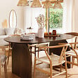 ATMOSPHERA - Table à manger "Isana" L180cm marron - vignette