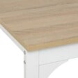 5 FIVE SIMPLY SMART - Table de bar 2 places Eat up blanc et bois - vignette