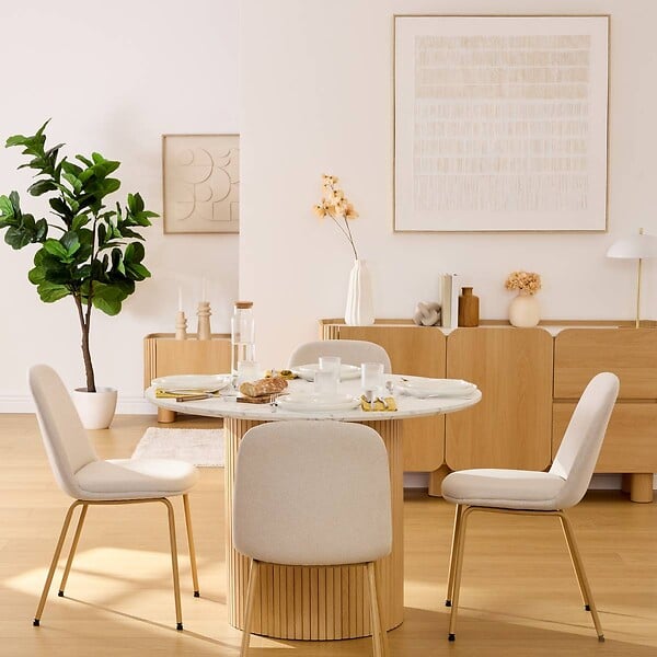 ATMOSPHERA - Table à manger 2 places Homelya 110x110x76cm - large