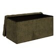 ATMOSPHERA - Pouf Pliable Coffre Soana Kaki 76x38cm - vignette