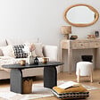 ATMOSPHERA - Tabouret d'appoint Inuit dreams bouclette blanche - vignette