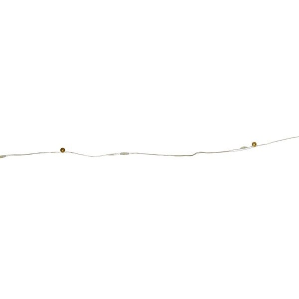 FEERIC LIGHTS & CHRISTMAS - Guirlande lumineuse extérieure solaire 200 LED blanc froid l.20m cuivre - large