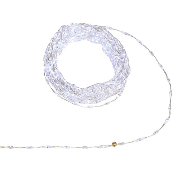 FEERIC LIGHTS & CHRISTMAS - Guirlande cluster lumineuse extérieure solaire 480 LED blanc froid l.7,2m - large