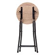 5 FIVE SIMPLY SMART - Tabourets pliants effet bois naturel - vignette