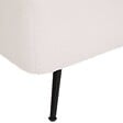 ATMOSPHERA - Banc coffre bouclette "Aurora" blanc 100x40cm - vignette