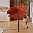 ATMOSPHERA - Lot Fauteuils "Solea" ambre L59xp55xH78,5cm - vignette