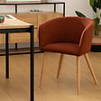 ATMOSPHERA - Fauteuil à dîner "Marlo" hêtre ambre - vignette