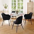 ATMOSPHERA - Fauteuil "Visoca" noir - vignette